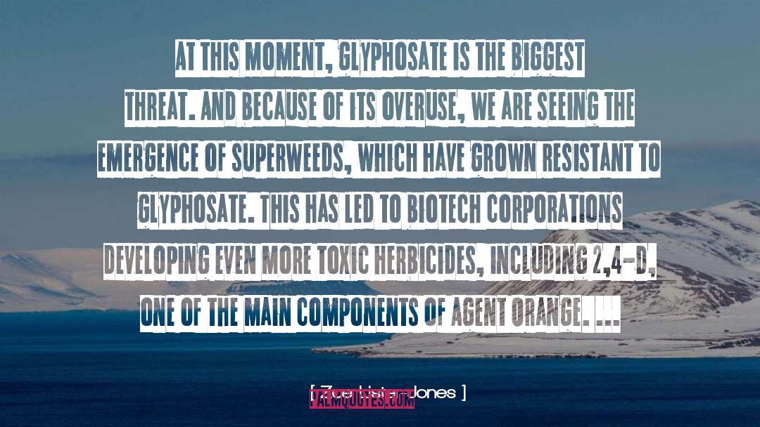 Glyphosate quotes by Zoe Lister-Jones