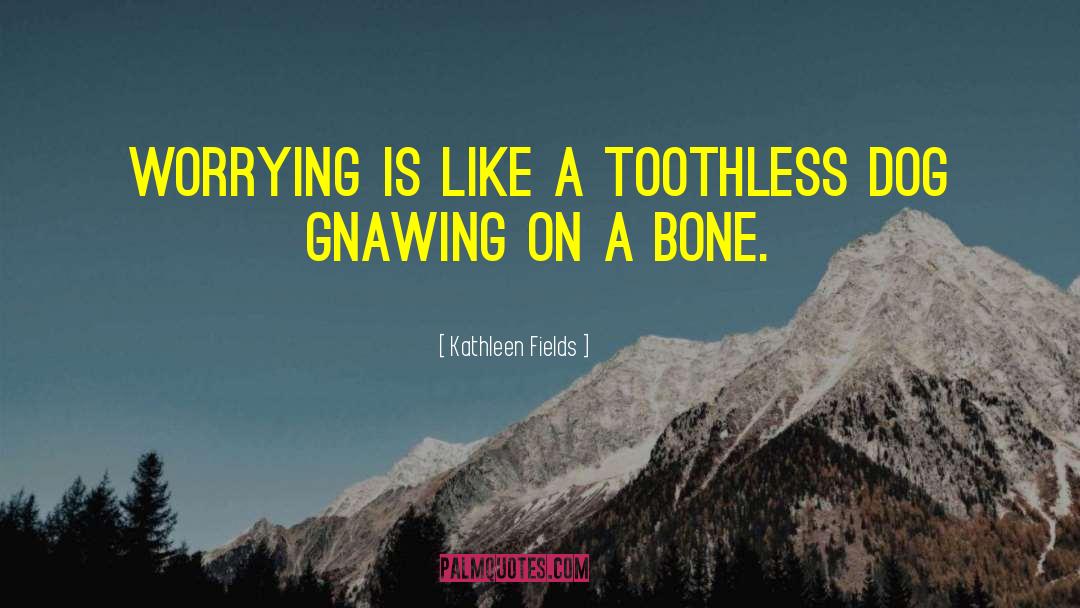 Gnawing quotes by Kathleen Fields