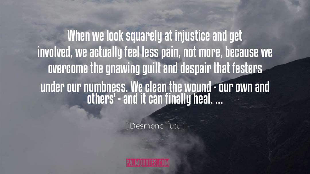Gnawing quotes by Desmond Tutu
