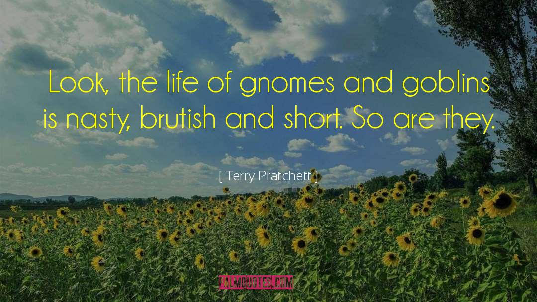 Gnomes quotes by Terry Pratchett