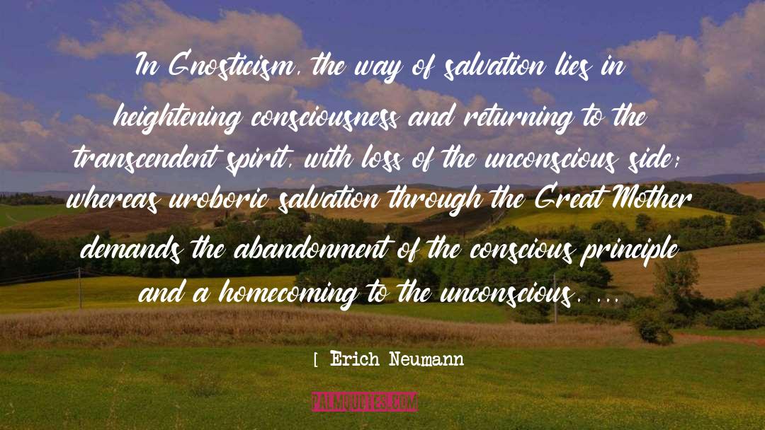 Gnosticism quotes by Erich Neumann