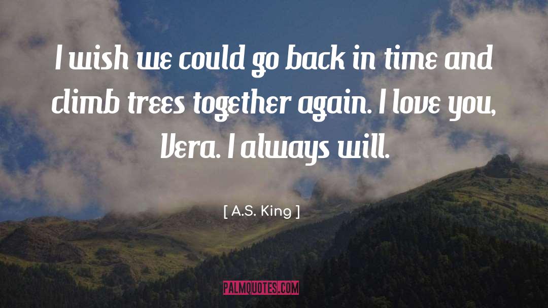 Go Back In Time quotes by A.S. King