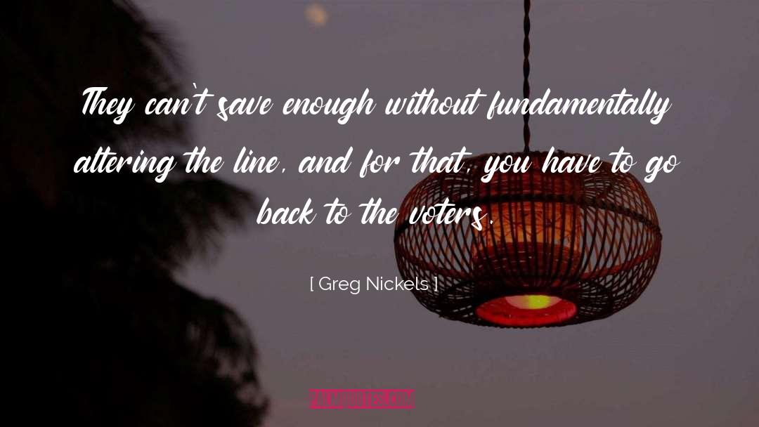 Go Back quotes by Greg Nickels