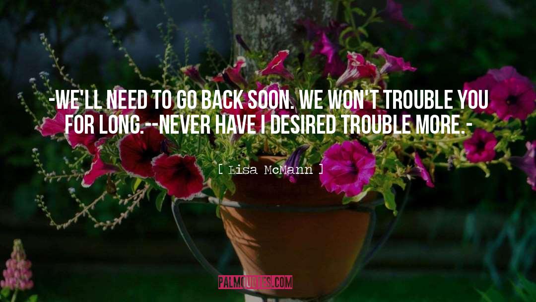 Go Back quotes by Lisa McMann