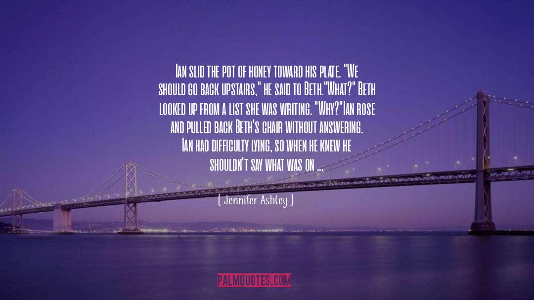 Go Back quotes by Jennifer Ashley