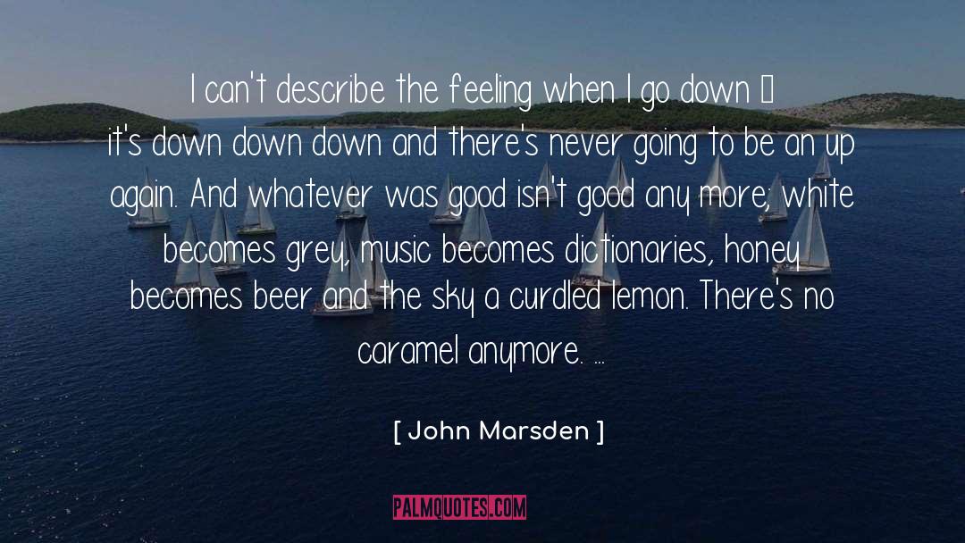 Go Down quotes by John Marsden