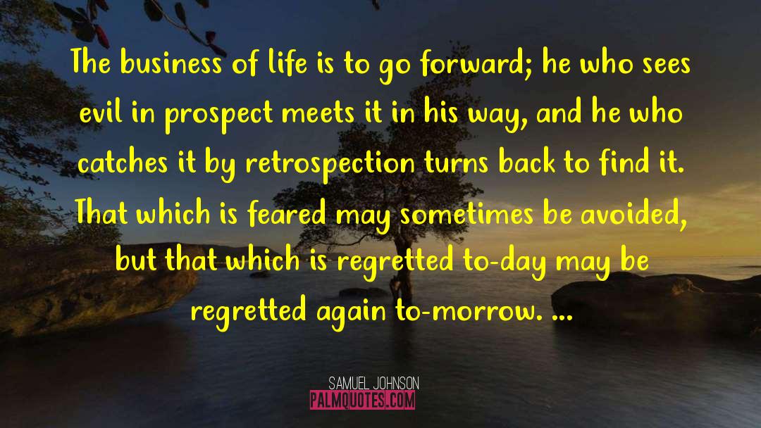 Go Forward quotes by Samuel Johnson