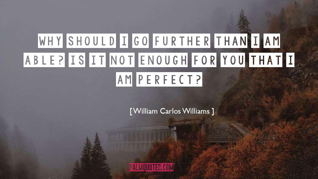 Go Further quotes by William Carlos Williams