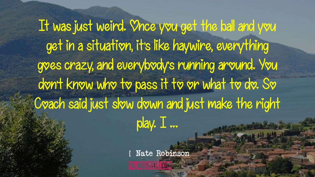 Go Haywire quotes by Nate Robinson