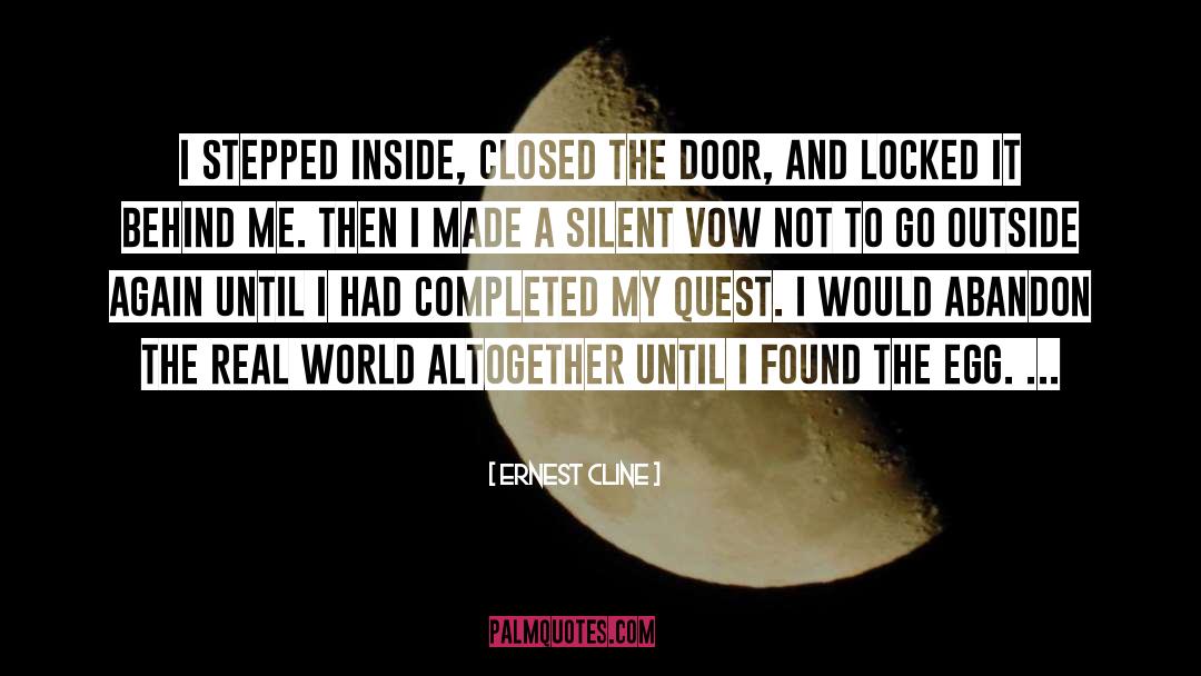 Go Outside quotes by Ernest Cline