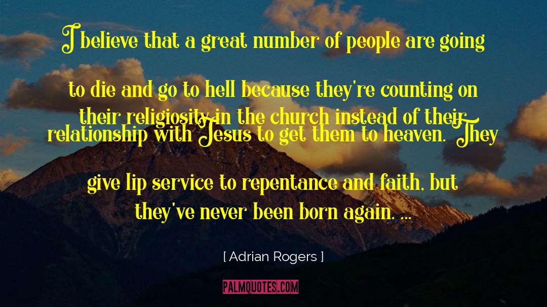 Go To Hell quotes by Adrian Rogers