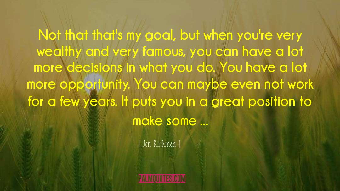 Goal Achievement quotes by Jen Kirkman