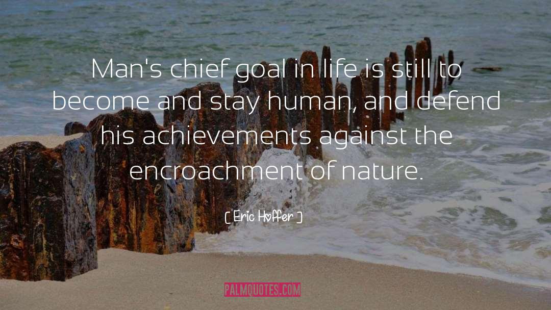 Goal Achievement quotes by Eric Hoffer
