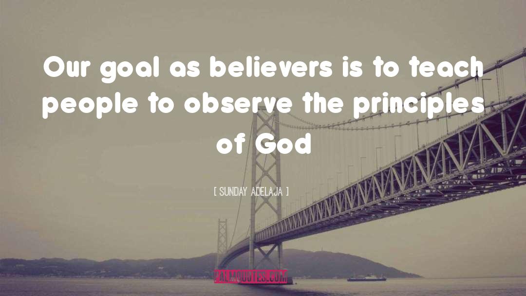 Goal Of Christianity quotes by Sunday Adelaja