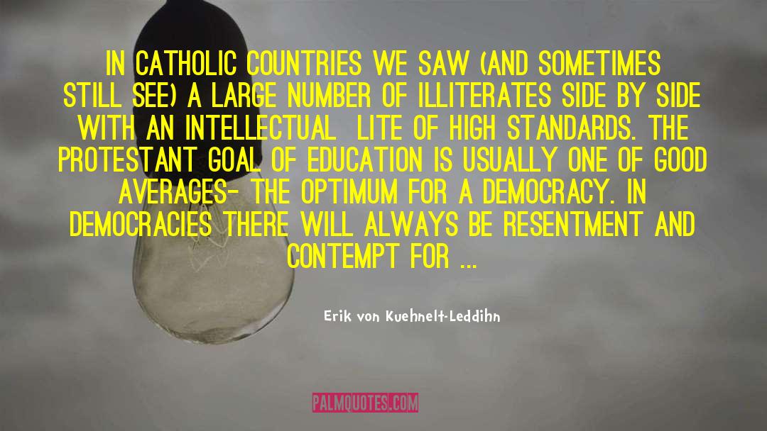 Goal Of Education quotes by Erik Von Kuehnelt-Leddihn