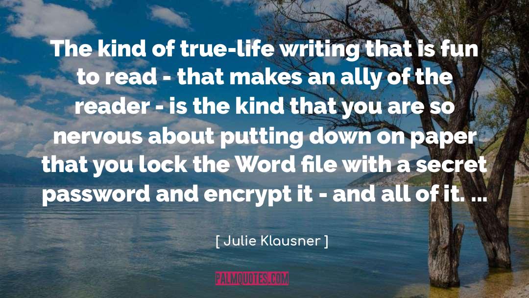 Goal Of The Life quotes by Julie Klausner