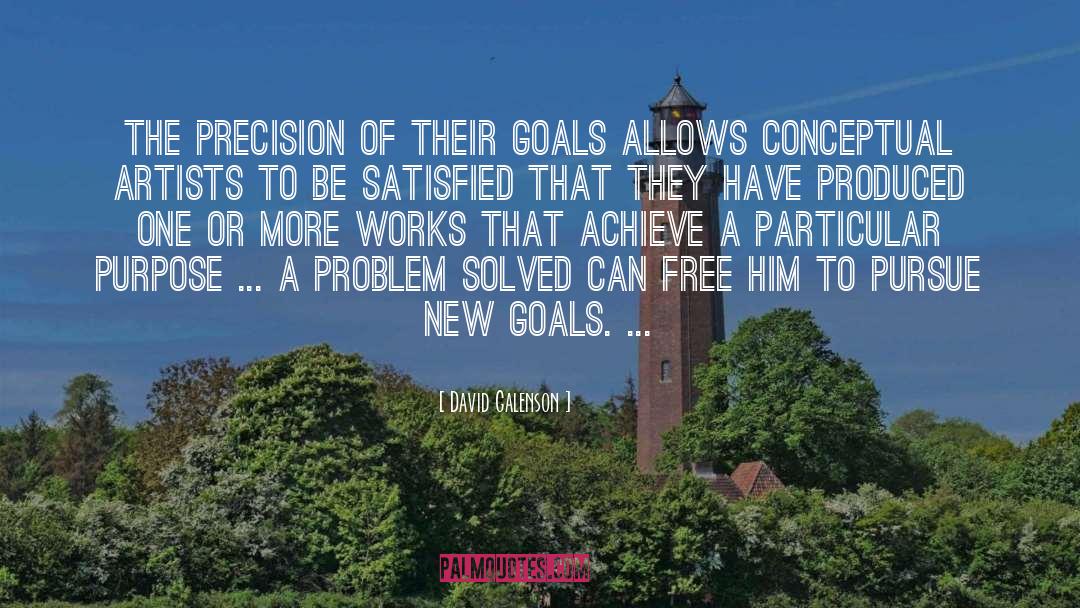 Goal Planning quotes by David Galenson