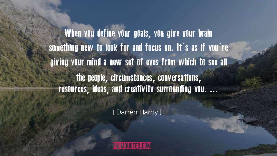 Goal Setting Short quotes by Darren Hardy