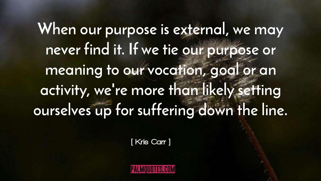 Goal Setting Short quotes by Kris Carr