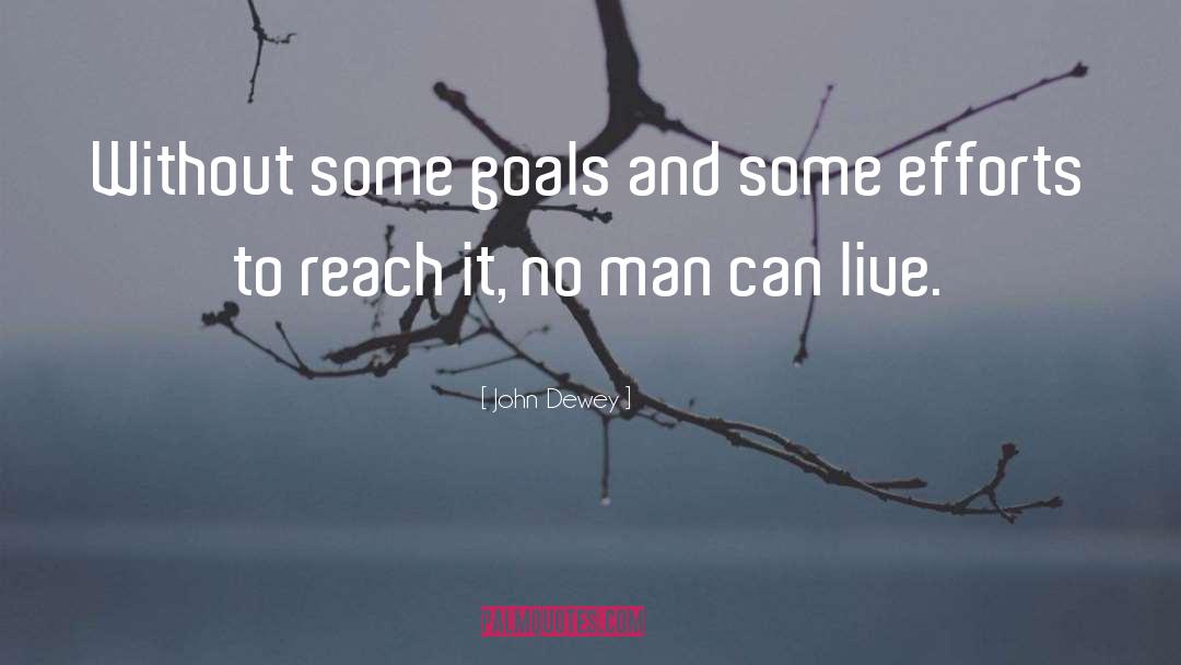 Goal Setting Short quotes by John Dewey