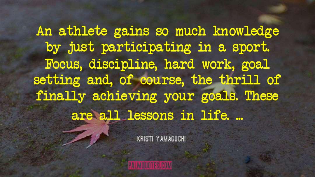 Goal Success quotes by Kristi Yamaguchi