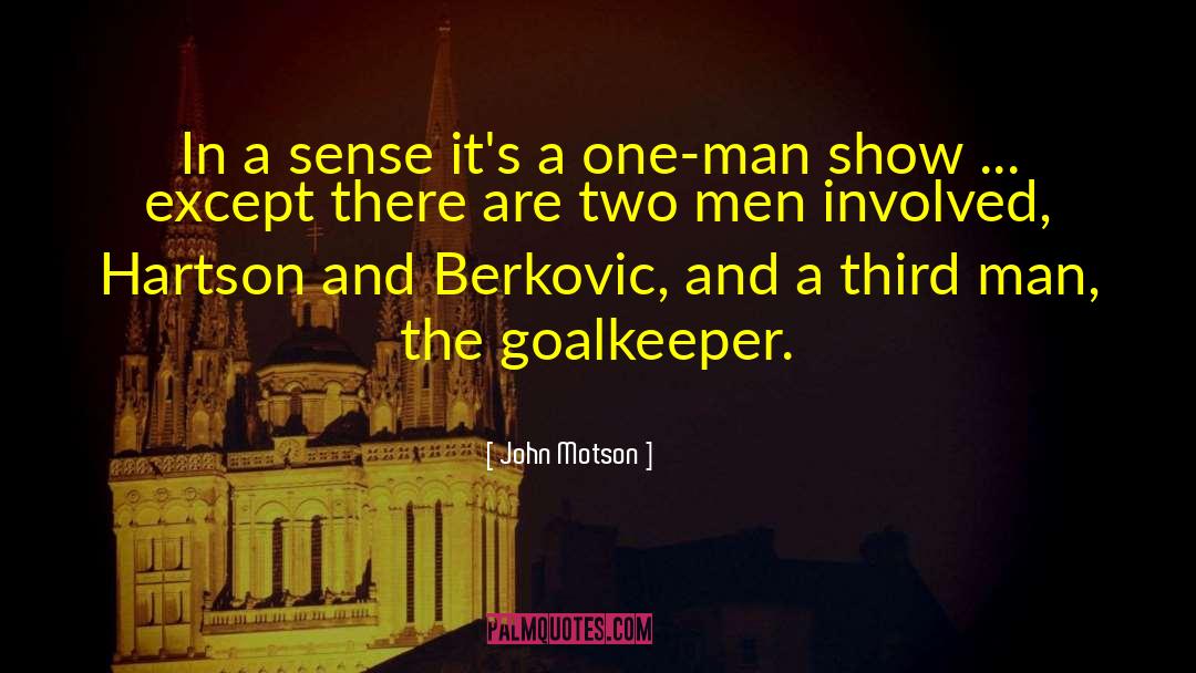 Goalkeeper quotes by John Motson