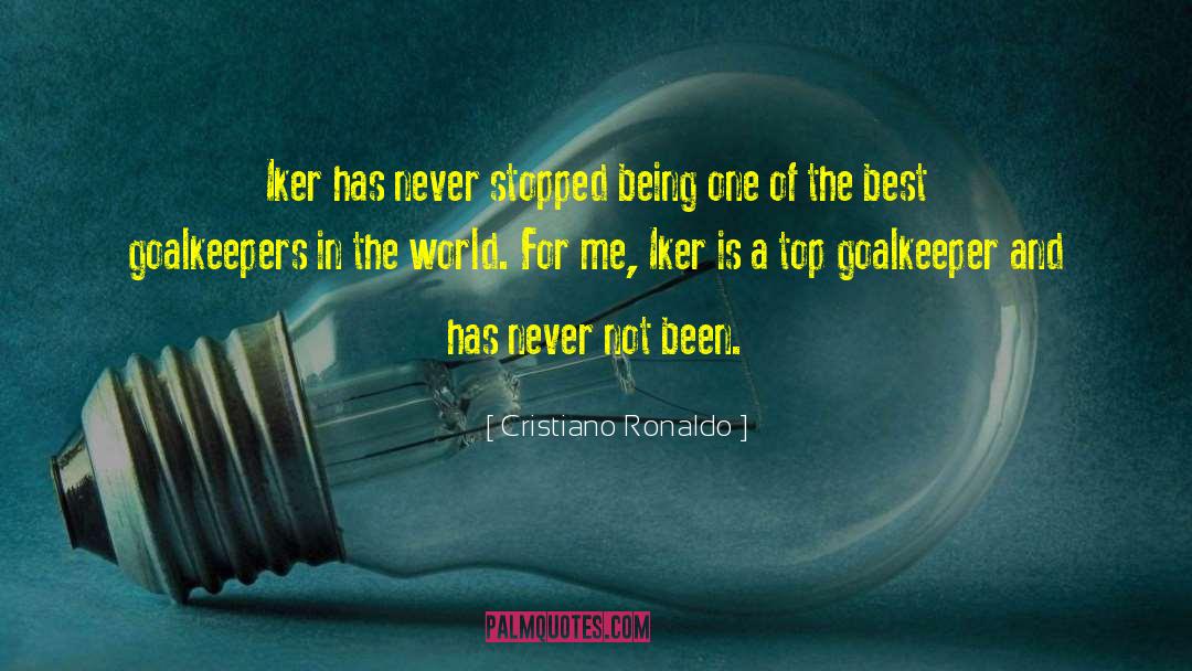 Goalkeepers quotes by Cristiano Ronaldo