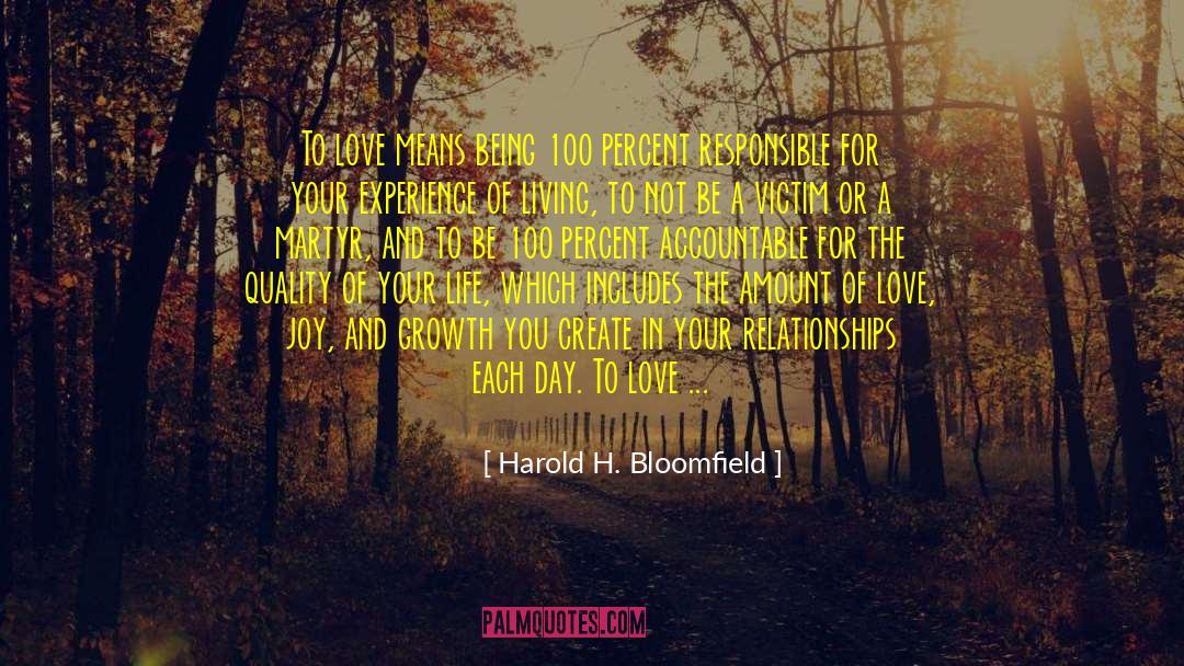 Goals And Aspirations quotes by Harold H. Bloomfield
