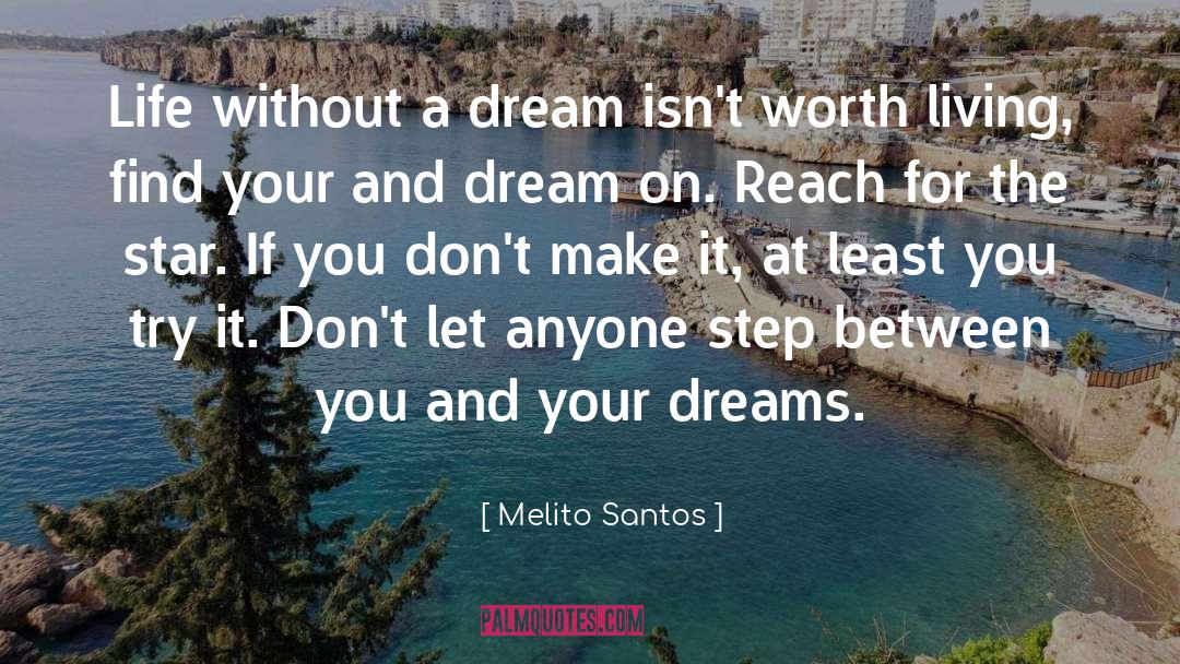 Goals And Dreams quotes by Melito Santos