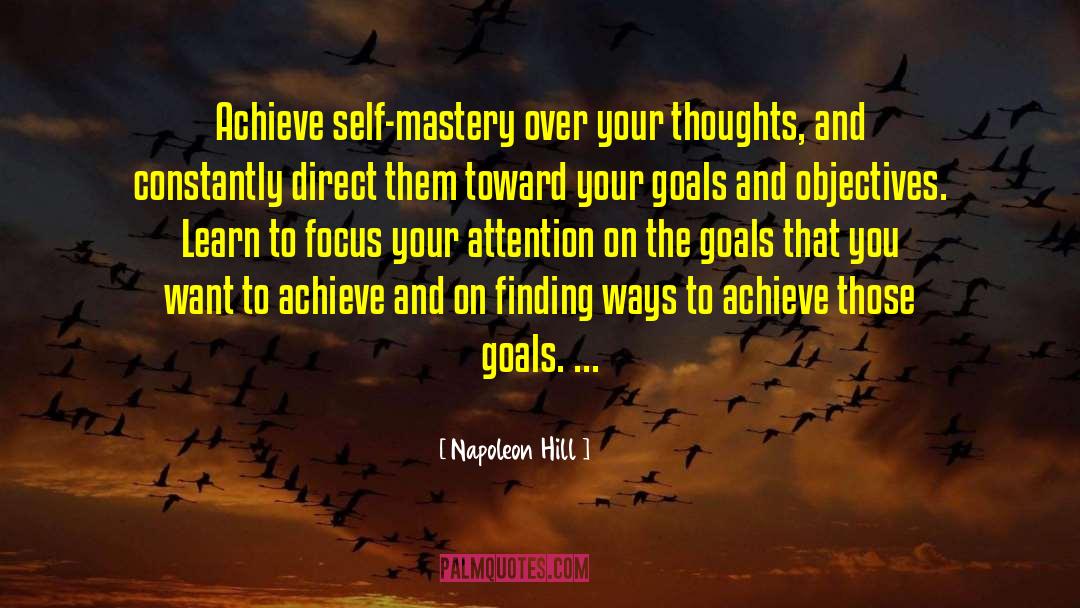 Goals And Objectives quotes by Napoleon Hill