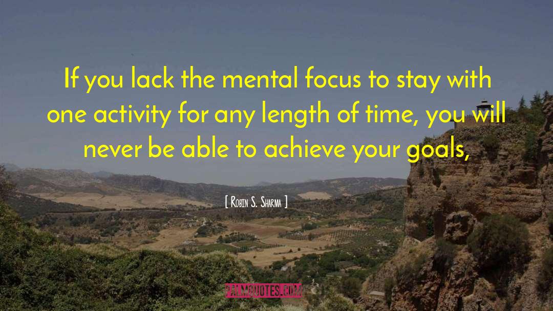 Goals Deadline quotes by Robin S. Sharma