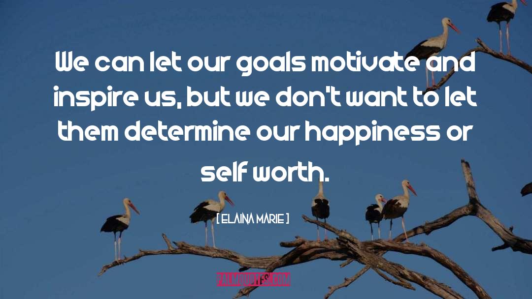 Goals Motivation quotes by Elaina Marie