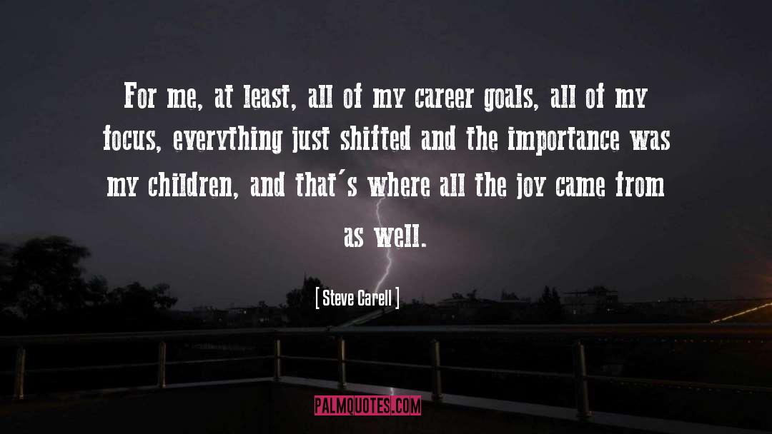Goals quotes by Steve Carell