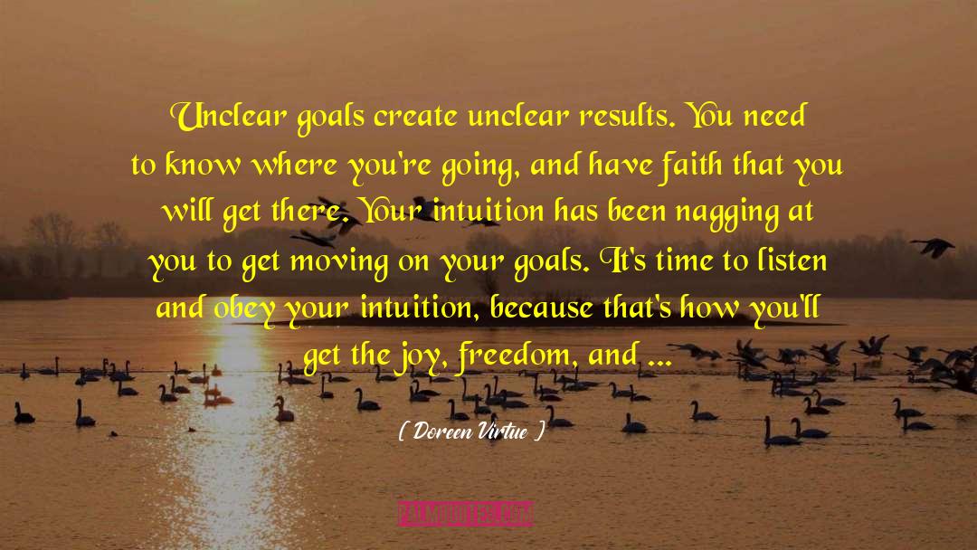 Goals That Look quotes by Doreen Virtue