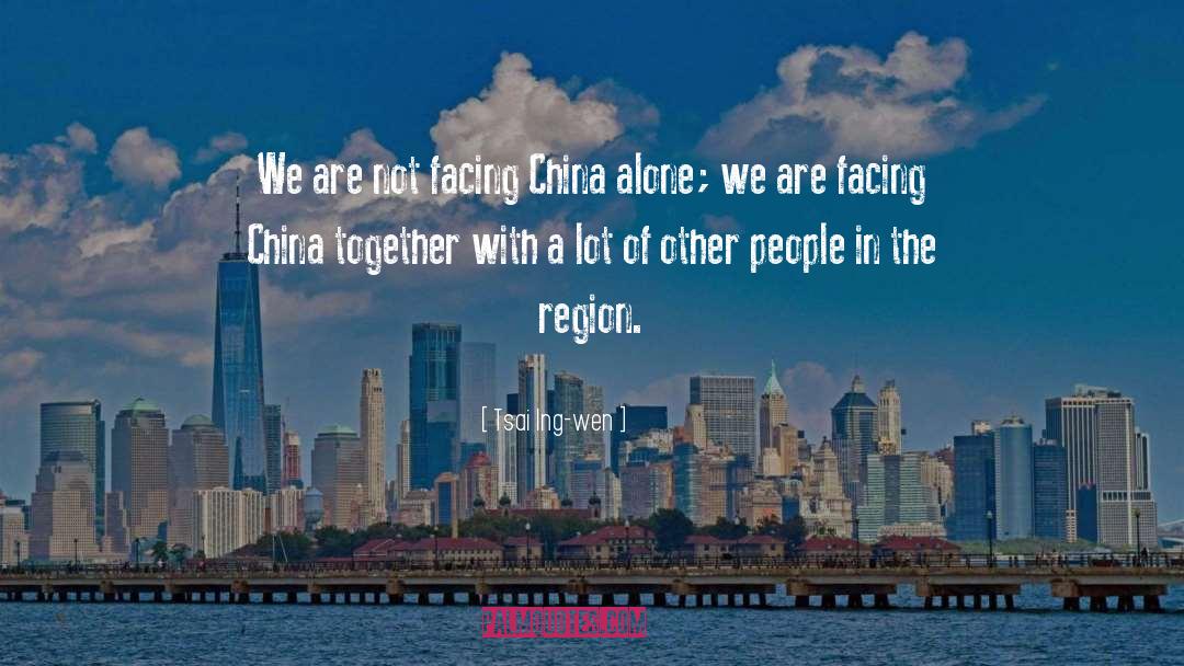 Goatees China quotes by Tsai Ing-wen