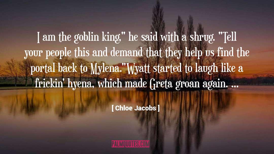 Goblin quotes by Chloe Jacobs