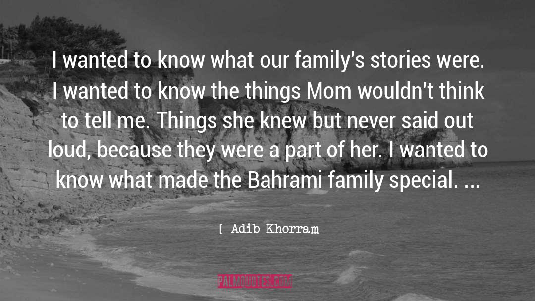 Gochenour Family History quotes by Adib Khorram