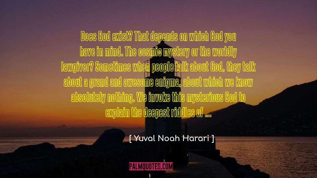 God Answers Prayers quotes by Yuval Noah Harari