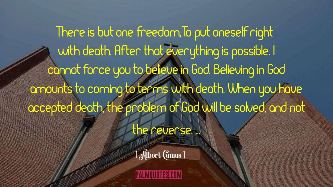 God Believing quotes by Albert Camus