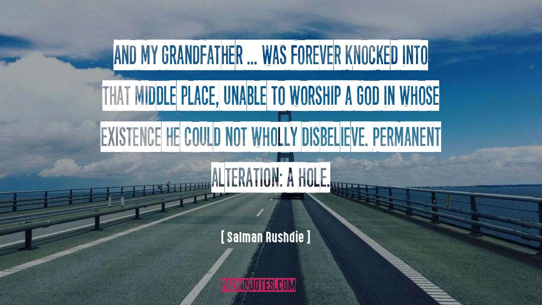 God Believing quotes by Salman Rushdie