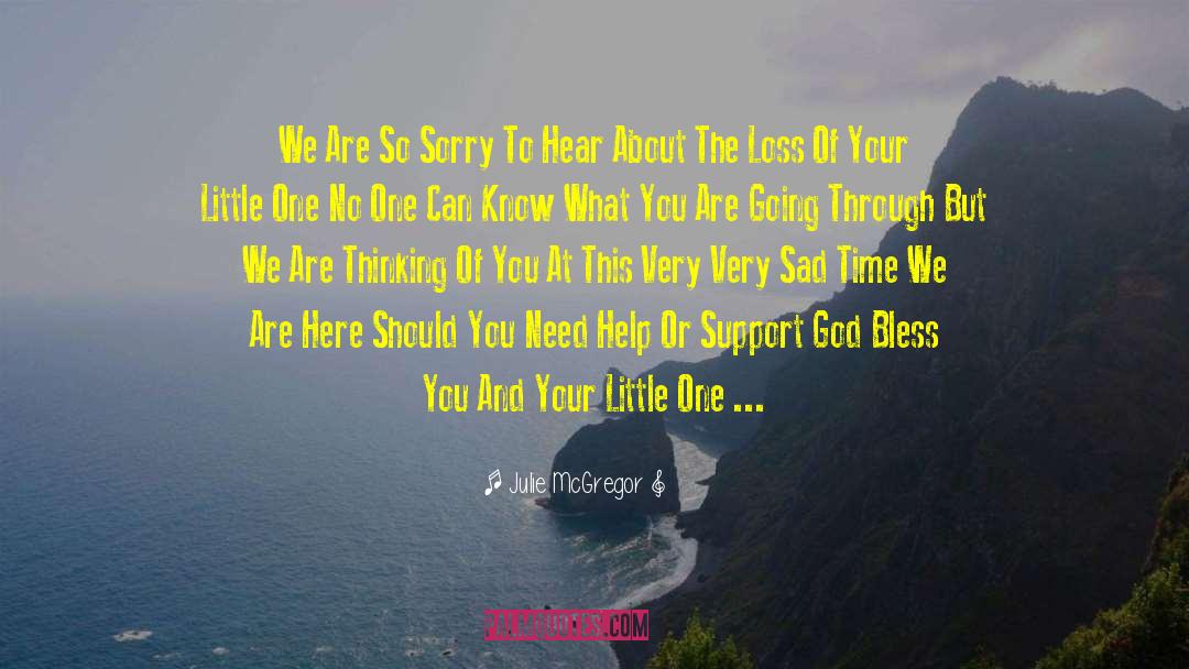 God Bless You quotes by Julie McGregor