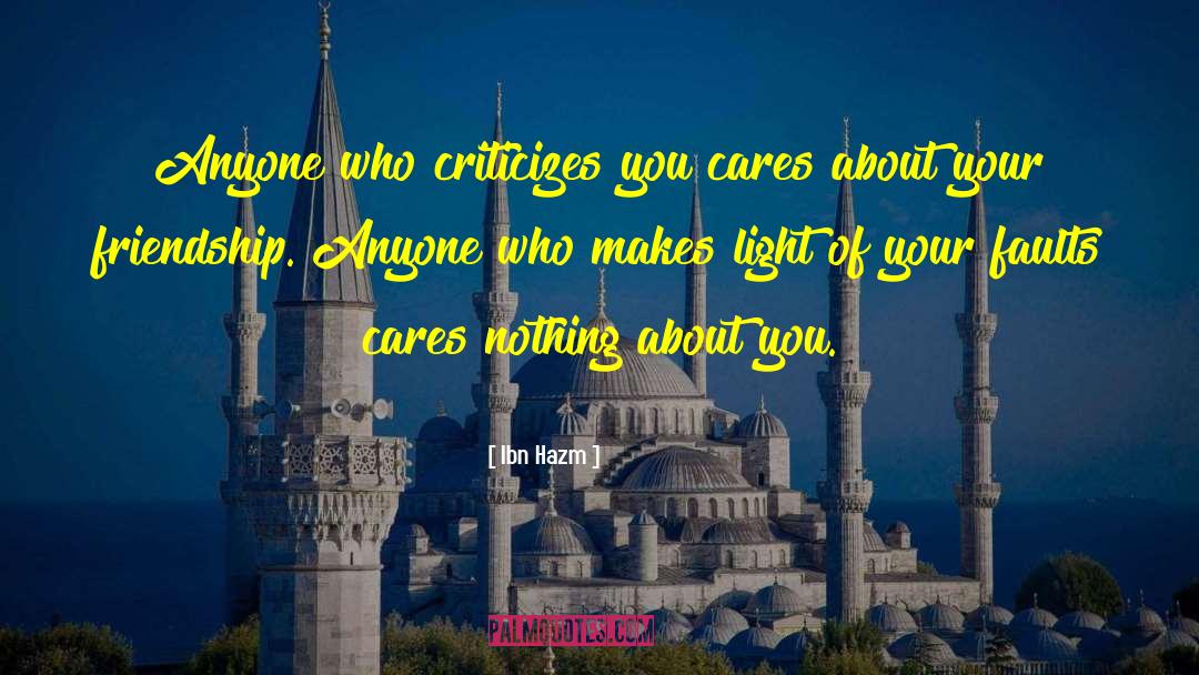 God Cares About You quotes by Ibn Hazm