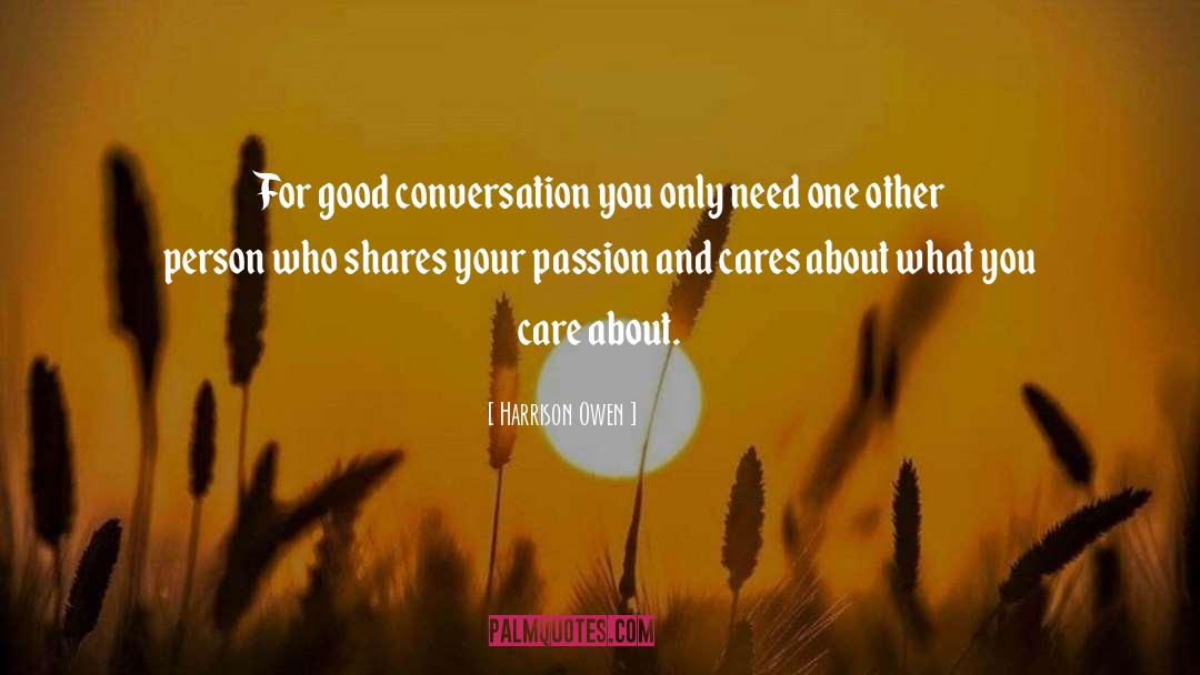 God Cares About You quotes by Harrison Owen