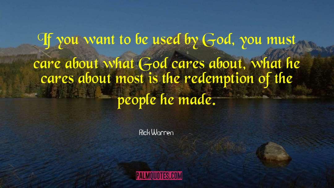 God Cares quotes by Rick Warren