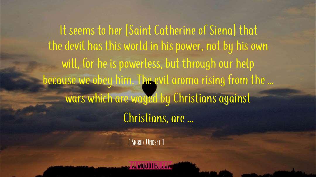 God Catholic quotes by Sigrid Undset