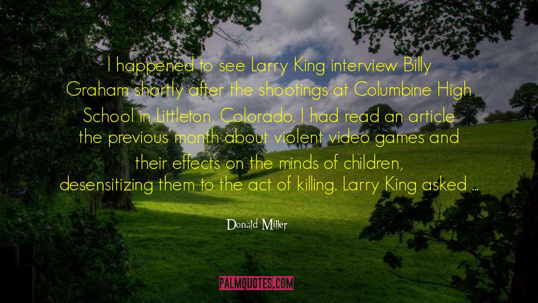 God Children King World Love quotes by Donald Miller