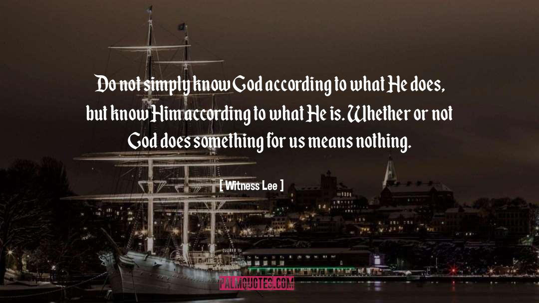 God Commands quotes by Witness Lee