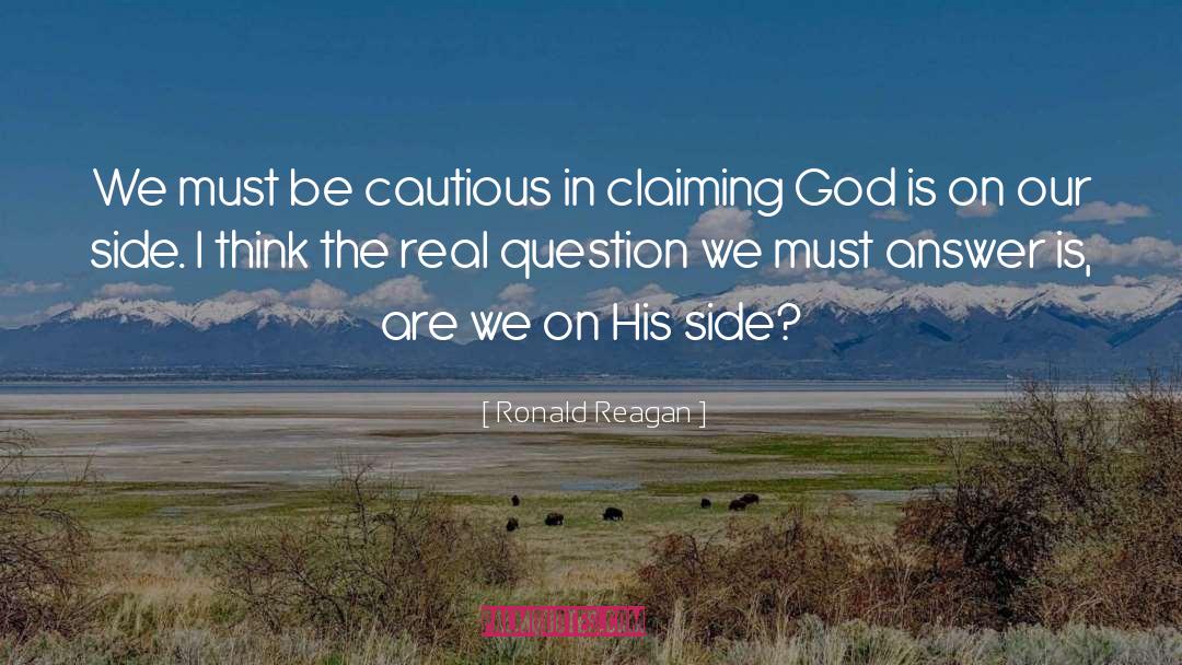 God Defines Himself quotes by Ronald Reagan