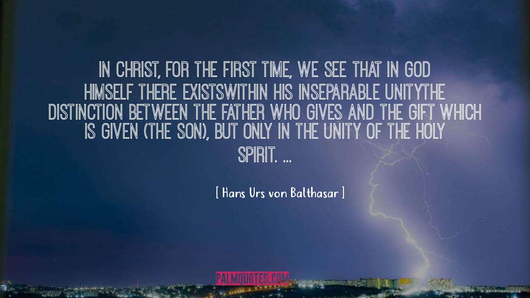 God Father quotes by Hans Urs Von Balthasar