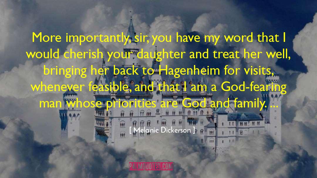 God Fearing Man quotes by Melanie Dickerson